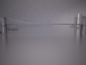 Brooklyn Bridge New York City 3Dモデル