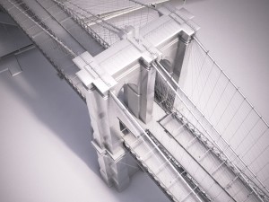 Brooklyn Bridge New York City 3Dモデル