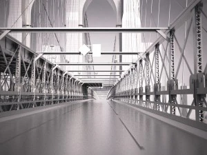 Brooklyn Bridge New York City 3D Model