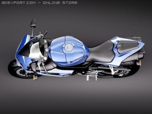 Yamaha YZF-R1 Motorcycle 2008 3D मॉडल