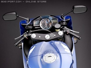 Yamaha YZF-R1 Motorcycle 2008 3D मॉडल
