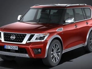 닛산 아르마다 2017 3D 모델