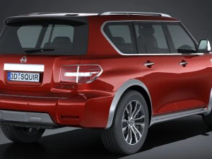 Nissan Armada 2017 3D Model