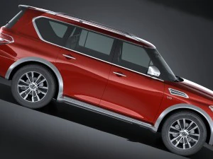 Nissan Armada 2017 3D Model