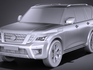 Nissan Armada 2017 Modèle 3D
