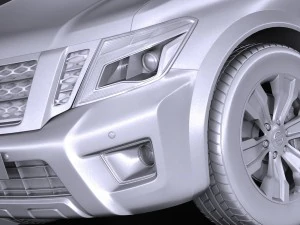 Nissan Armada 2017 3D Model