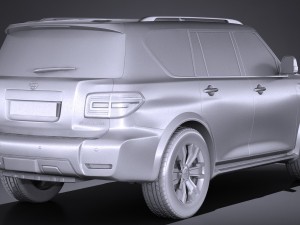 Nissan Armada 2017 Modèle 3D