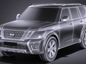 Nissan Armada 2017 Modèle 3D