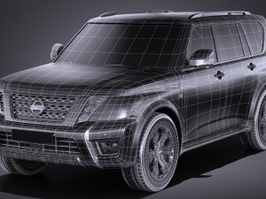 Nissan Armada 2017 Modèle 3D