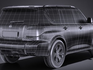Nissan Armada 2017 Modèle 3D
