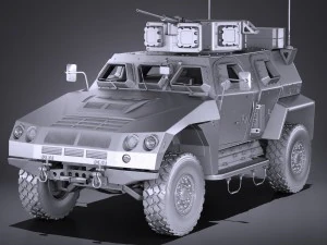 Bae Valanx JLTV GT Modelo 3D