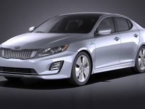 Kia Optima Hybrid 2016 vray 3D Model
