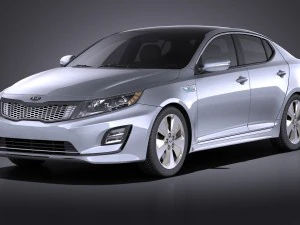 Kia Optima Hibrit 2016 vray 3D Model