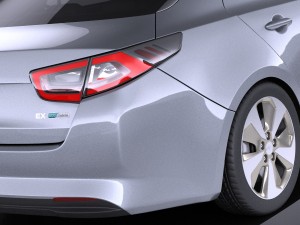 Kia Optima Hybrid 2016 vray 3D-Modell