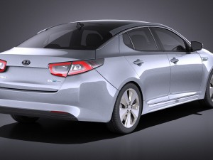 Kia Optima Hybrid 2016 vray 3D-Modell