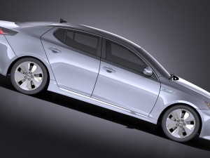 Kia Optima Hybrid 2016 vray 3D-Modell