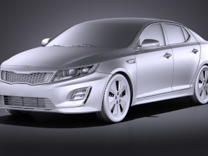 Kia Optima Hybrid 2016 vray 3D-Modell