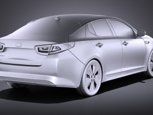 Kia Optima Hybrid 2016 vray 3D-Modell
