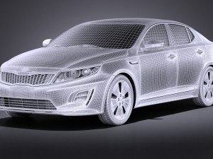 Kia Optima Hybrid 2016 vray 3D-Modell