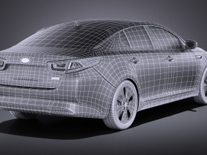 Kia Optima Hybrid 2016 vray 3D-Modell