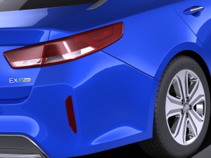 Kia Optima Hybrid 2017 vray Modèle 3D