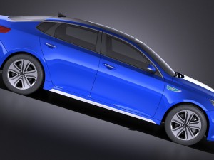 Kia Optima Hybrid 2017 vray Modèle 3D