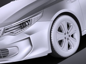 Kia Optima Hybrid 2017 vray Modèle 3D