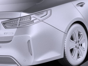 Kia Optima Hybrid 2017 vray Modèle 3D