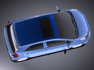Kia Picanto 5-door 2015 vray Model 3D