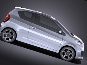 Kia Picanto 3-door 2015 vray 3D Модель