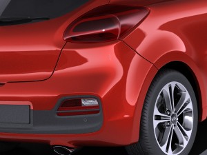 Kia Pro Ceed 2017 vray 3Dモデル