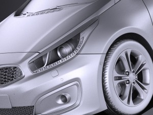 Kia Pro Ceed 2017 vray 3Dモデル