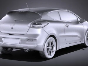Kia Pro Ceed 2017 vray Modello 3D