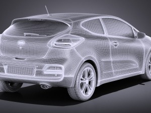 Kia Pro Ceed 2017 vray 3Dモデル