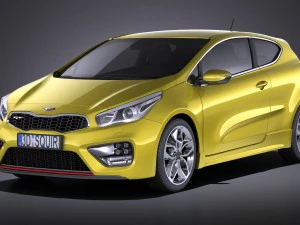 किआ प्रो सीड जीटी 2017 वेरे 3D मॉडल