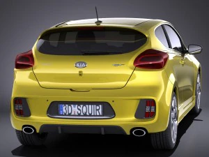 Kia Pro Ceed GT 2017 vray 3D Model