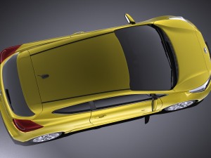 Kia Pro Ceed GT 2017 vray Modelo 3D