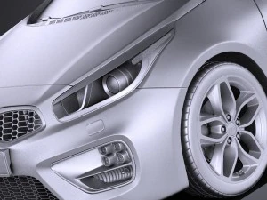 Kia Pro Ceed GT 2017 vray 3D Model
