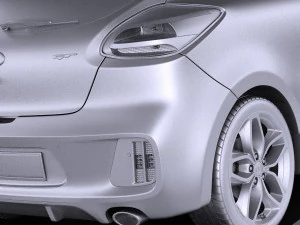 Kia Pro Ceed GT 2017 vray 3D Model