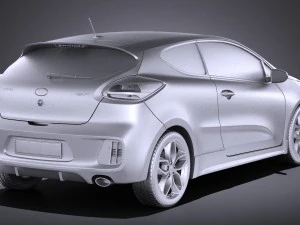 Kia Pro Ceed GT 2017 vray 3D Model