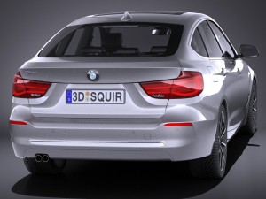 bmw 3 gt f34 2017 Model 3D