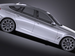 bmw 3 gt f34 2017 Model 3D