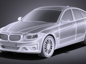 bmw 3 gt f34 2017 Model 3D