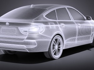 bmw 3 gt f34 2017 Model 3D