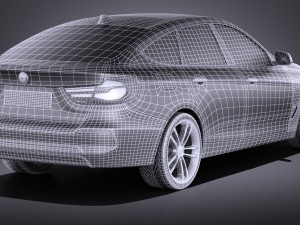 bmw 3 gt f34 2017 Model 3D