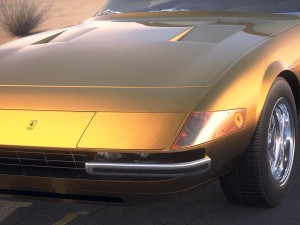Ferrari Daytona Spider 1968-1973 3D Model
