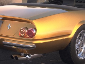 Ferrari Daytona Spider 1968-1973 3D Model