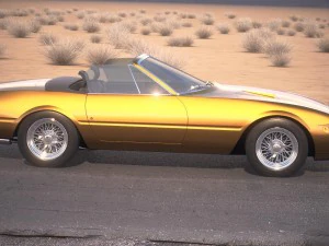 Ferrari Daytona Spider 1968-1973 3D Model