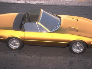 Ferrari Daytona Spider 1968-1973 3D Model