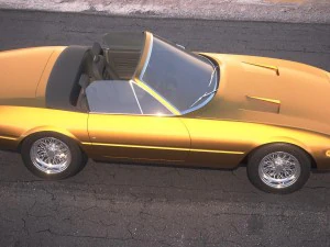 Ferrari Daytona Spider 1968-1973 3D Model